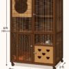 Luxury Modular Cat House & Play Condo – 6ft x 4ft x 2ft – Custom Made Upon Order